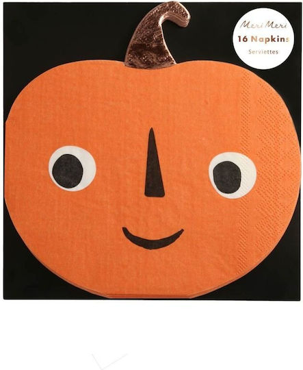 Meri Meri Pumpkin Napkins – 16 Pieces