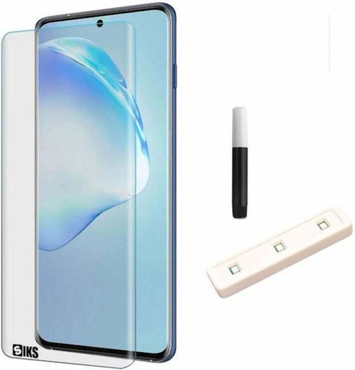 Folie de sticlă Siks adeziv UV Digitech Glass Samsung Galaxy S20 Ultra lampă UV inclusă transparentă