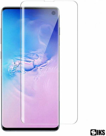 Folie de sticlă Siks adeziv UV Digitech Glass Samsung Galaxy S10 lampă UV inclusă transparentă