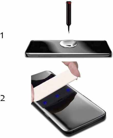 Folie de sticlă Siks adeziv UV Digitech Glass Huawei Mate 40 lampă UV inclusă transparentă