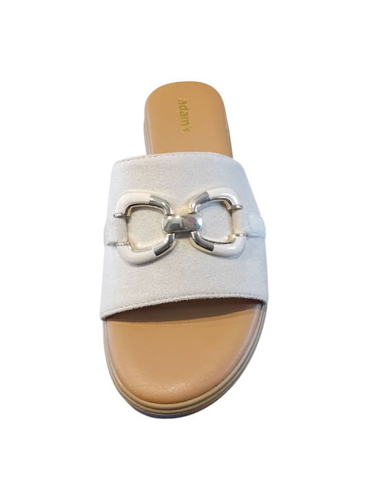 Damenplattformen Beige