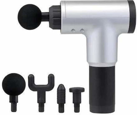 Waffe Massage für den Körper mit Vibration und Heizfunktion Gray