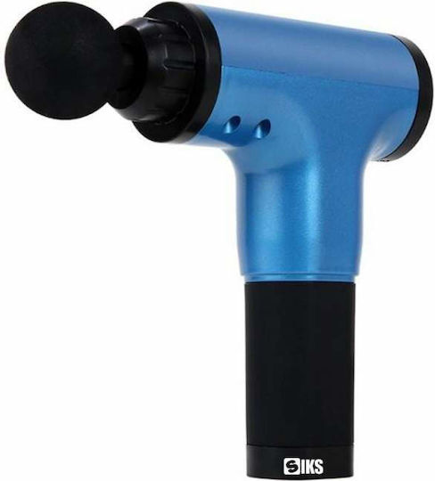 Gun Massage for the Body with Vibration and Heating Function Blue