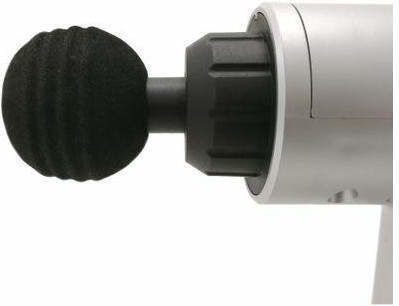 Waffe Massage für den Körper mit Vibration und Heizfunktion Gray