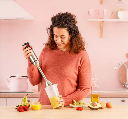 Solac Pro Chef Ръчен Блендер с Анооксидирана Пръчка Червен