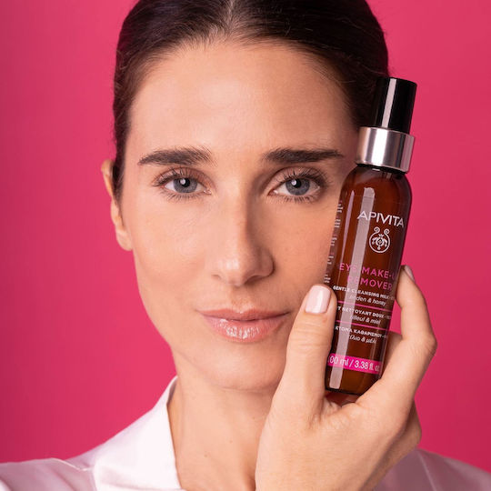 Apivita Linden & Honey Emulsion Waterproof Makeup Remover Eyes 100ml