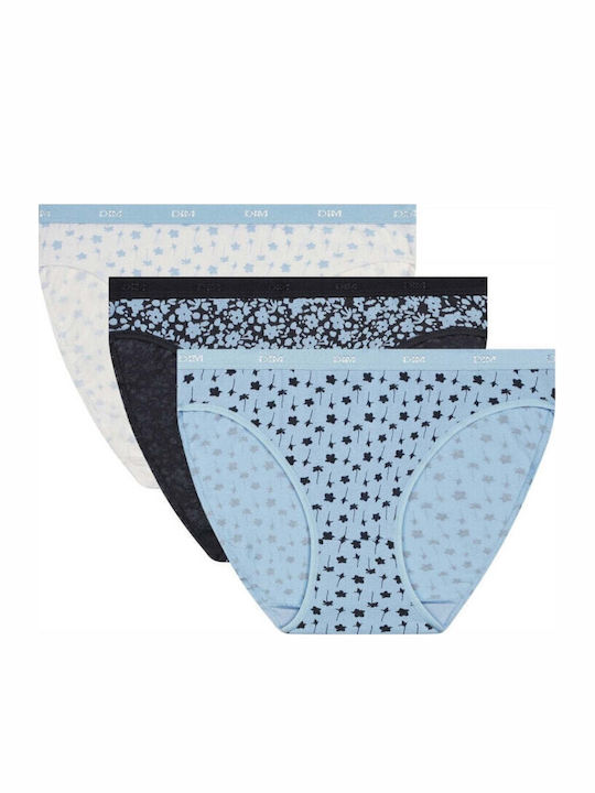 Βαμβακερά Women's Slip 3Pack Sky Blue