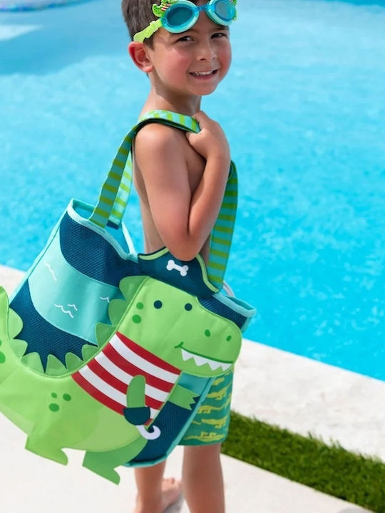 Stephen Joseph Shark Kids Bag Beach Bag Blue 35cmx32cmx35cmcm
