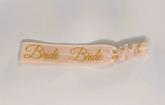 Ελαστικό Βραχιολάκι Bride Ροζ Χρυσό