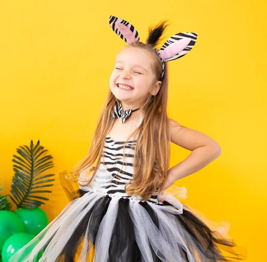 Carnival Zebra Costume Set 3 Pieces
