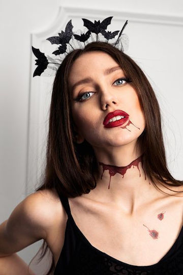 Metallic Bat Headband