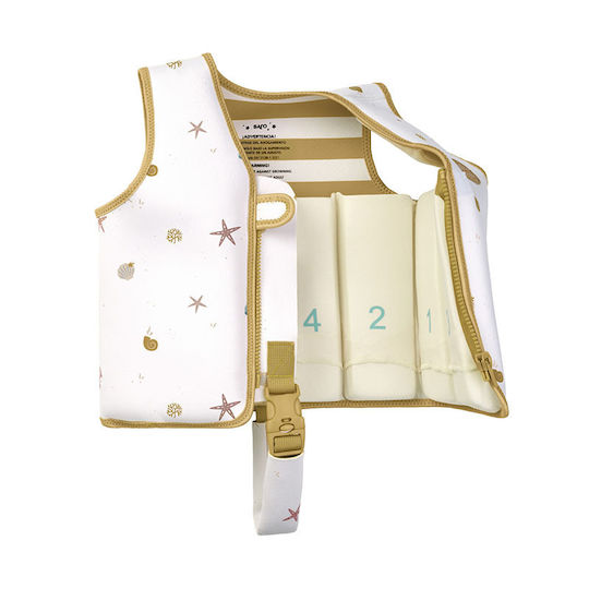 Saro Kids' Life Jacket Neoprene White Float