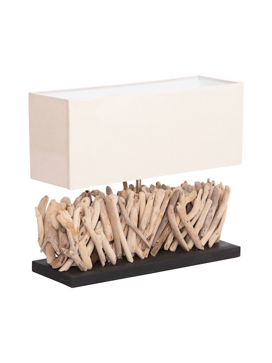 HomeMarkt Twiggy Dekorative Lampe mit Fassung für E27 Lampe Weiß