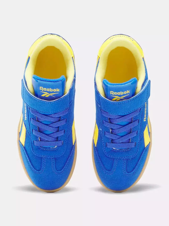 Smash Edge Kids Sneakers with Scratch Blue