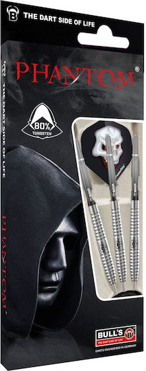 Bull's Phantom Pt3 стоманени дартс 25 гр дартс Bull's Steeldarts Pro Phantom