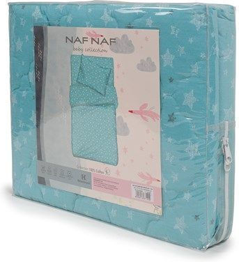 Viokarpet Elektrische Gitarren Kinder Steppdecke Einzeln mit Kissenbezug Blue 160x240cm 67939