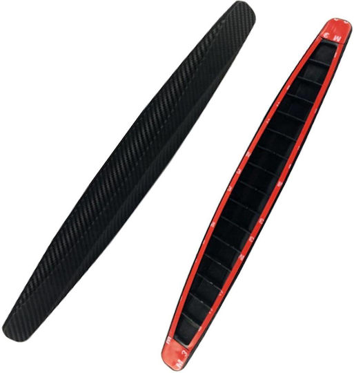 Set 2 Perne de Protecție Bare Negru Finisaj Carbon
