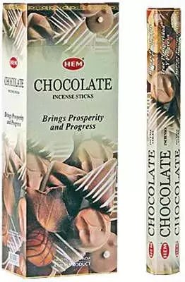 Ινδικά Αρωματικά Στικ Hem De Chocolate Hexa Incense Sticks 20pcs