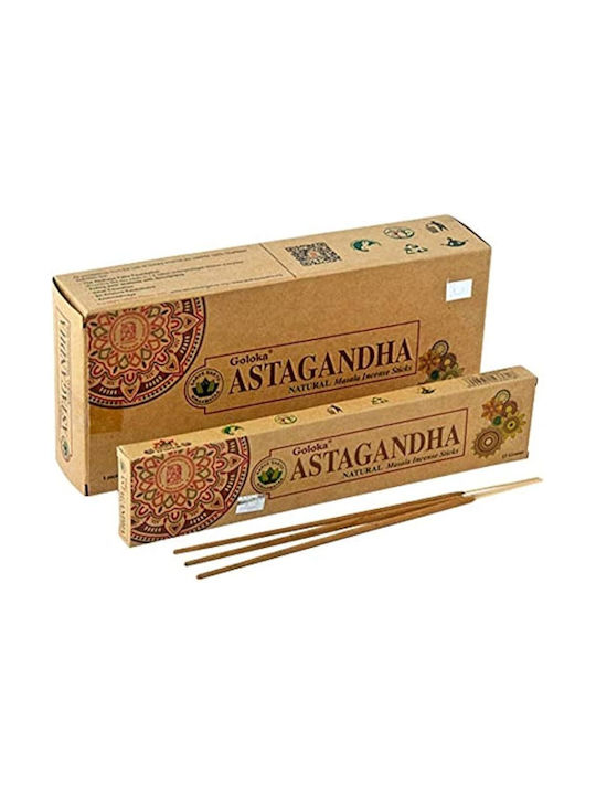 Aρωματικά Στικ Organic Astagandha Goloka Incense Sticks 15g