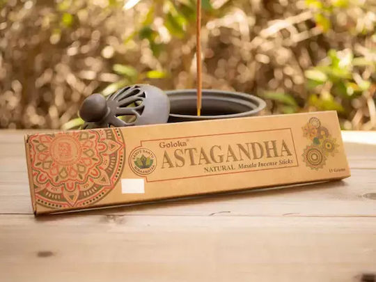 Aromatic Sticks Organic Astagandha Goloka Incense Sticks 15g