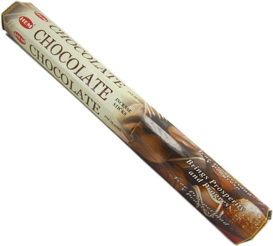 Ινδικά Αρωματικά Στικ Hem De Chocolate Hexa Incense Sticks 20pcs