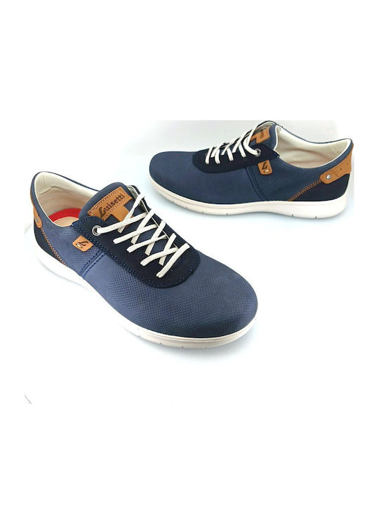 Men's Leather Casual Shoes Blue