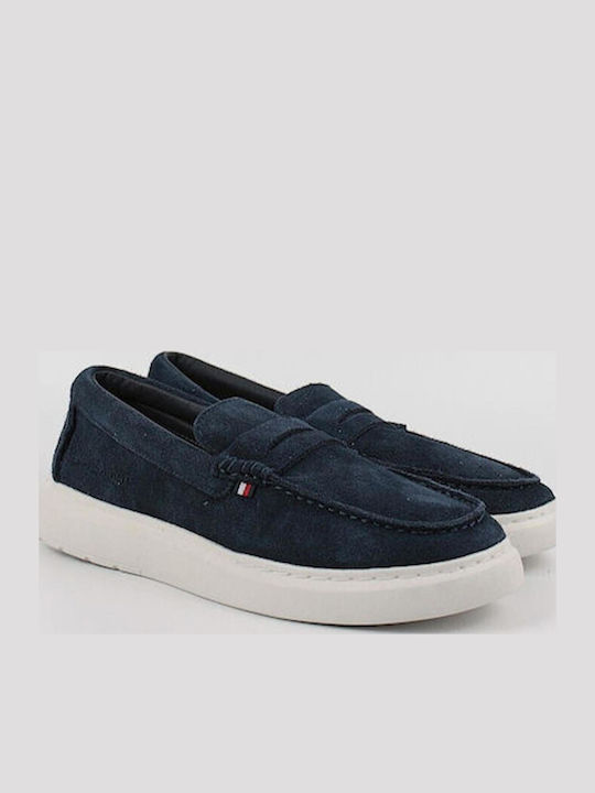 Men's Suede Loafers Blue