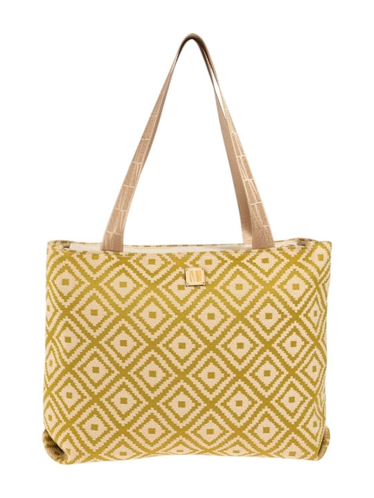 Modissimo Stoff-Strandtasche Grün