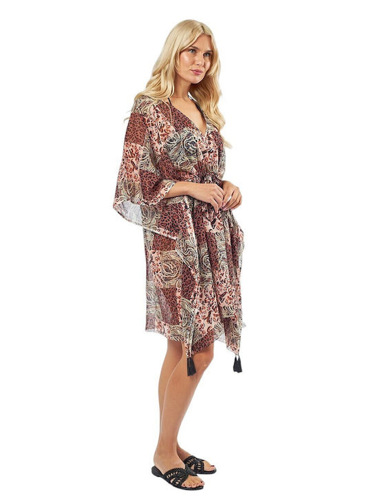Damen Kaftan Design 47-0142 Mehrfarbig Mehrfarbig