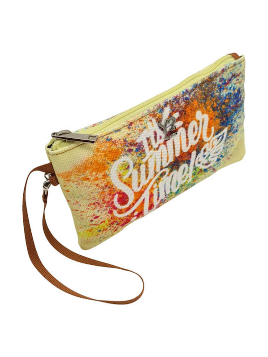 Large Fabric Women's Wallet Classic Yellow