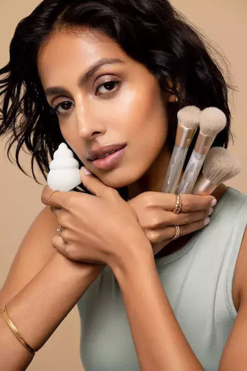 EcoTools Professionell Set mit Make-up-Pinseln und Schwämmen für Rouge Face 4Stück