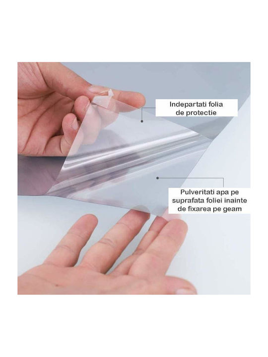 Siks Reflective Film Interior Windows Mirror Effect Uv Solar Protection 60x300cm Silver
