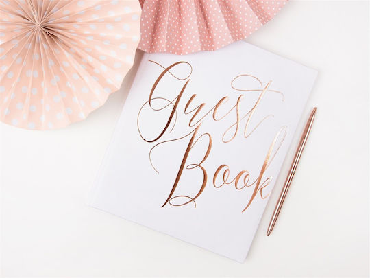 Wish Book – Wedding Guest Book Rose Gold
