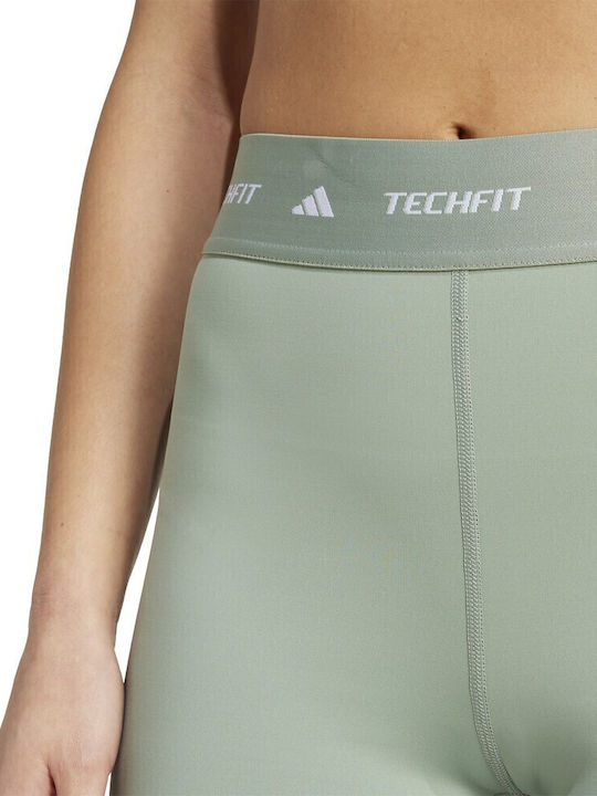 Training Damen Fahrrad Leggings Formendefinition Grün
