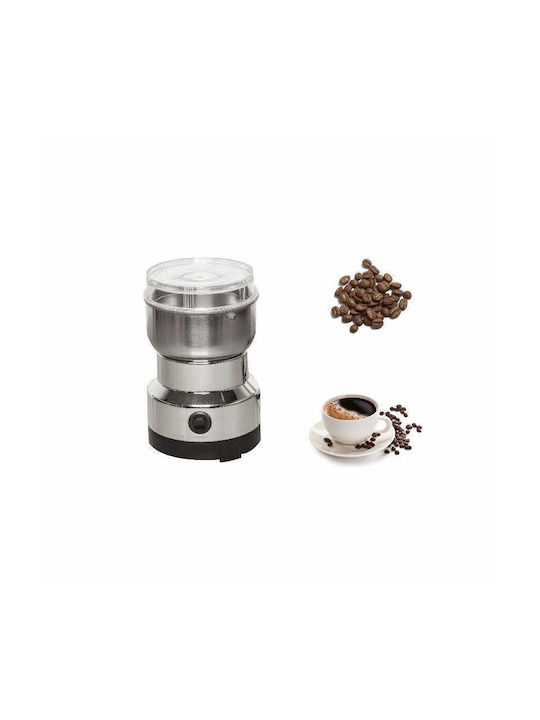 Set Electric Râșnițe Condimente Inox în Culoare Argintiu 10cm 1buc