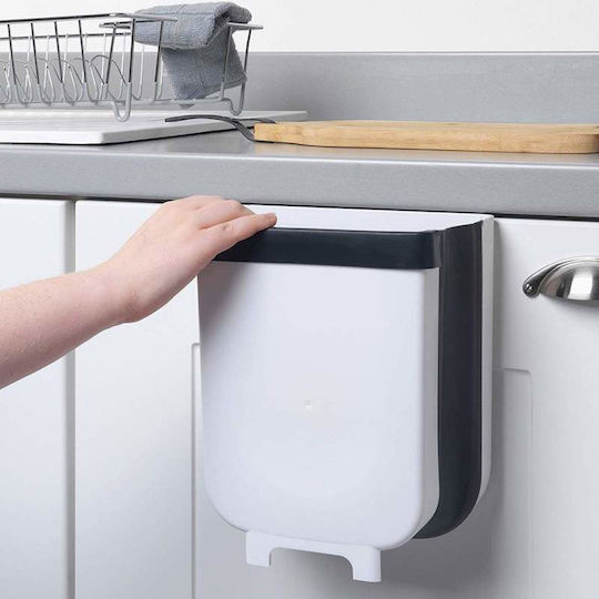 SIKS Mülleimer für Schrank Kunststoff Weiß 8lt