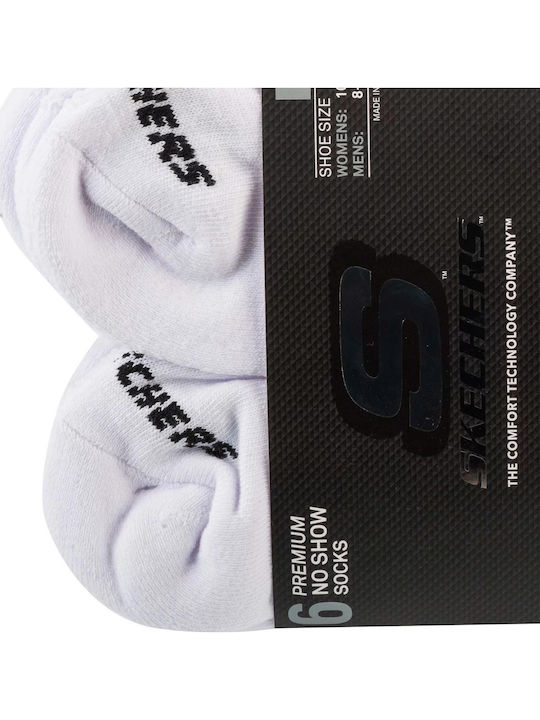 Skechers Спортни Чорапи Бял 6 чифта