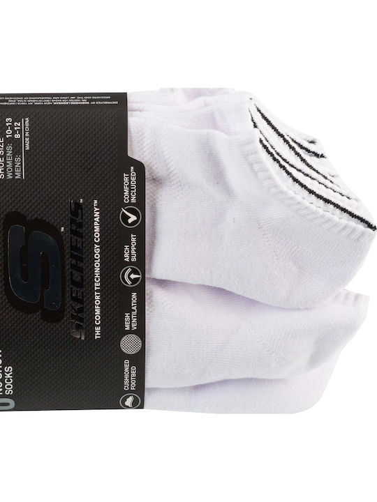 Skechers Спортни Чорапи Бял 6 чифта