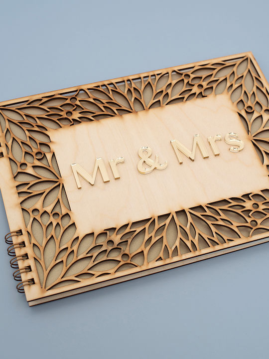 Βιβλιο Ευχων Γαμου Κορνιζα Mr & Mrs