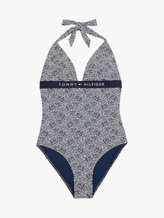 One Piece Swimsuit Navy Blue