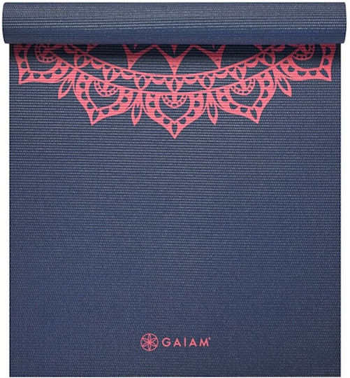 Gaiam Marrakesh 4 Mm Exercise Mat Yoga Purple (173x61x0.4cm)