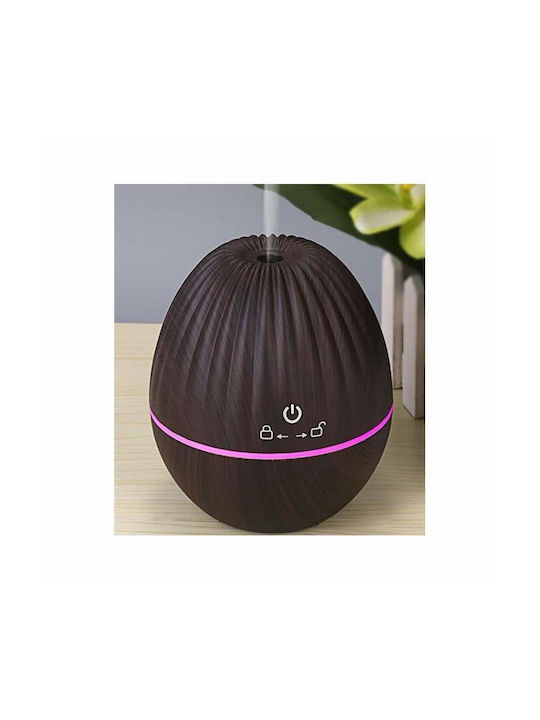 LED Aromatherapie-Diffusor Ultraschall mit Timer Beige 130ml