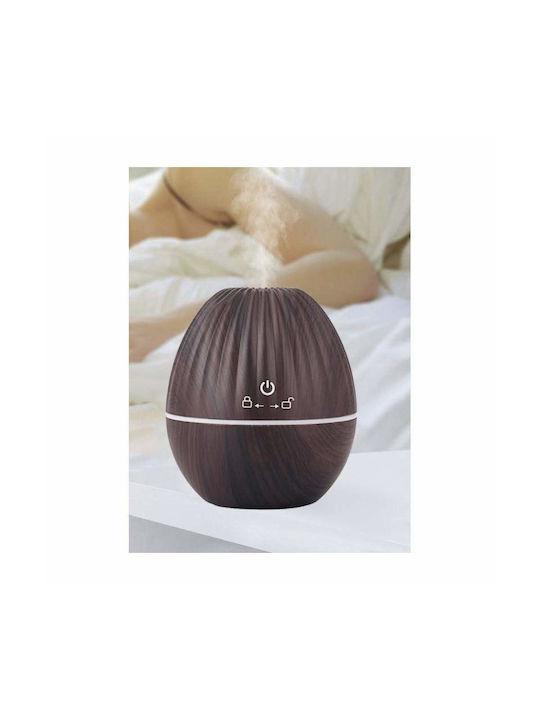 LED Aromatherapie-Diffusor Ultraschall mit Timer Beige 130ml
