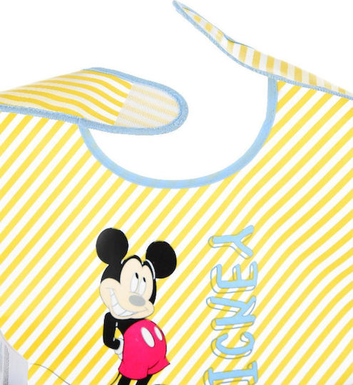 Superheroes Impermeabila Bavetă material textil cu autocolant Yellow-blue 2buc