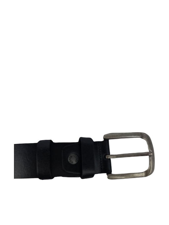 Curea Clasică din Piele pentru Bărbați Dac Shop Negru Lucios