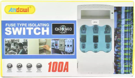 Andowl Διακόπτης Ράγας 1000V 125A