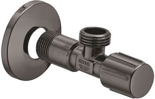 Γωνιακός Διακόπτης 1/2 X 1/2 Grohe 22041a00 Hard Graphite