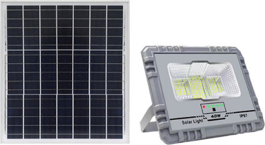 ARlight Ηλιακός Προβολέας LED 40W με Τηλεχειριστήριο