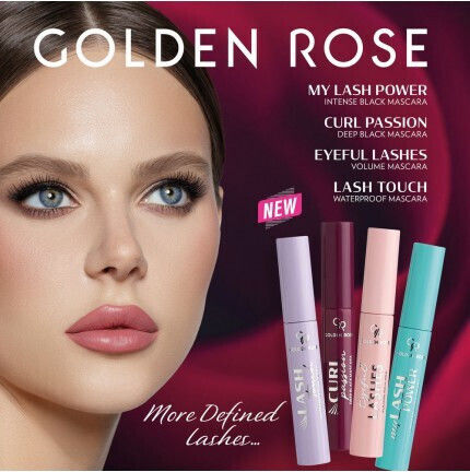 Golden Rose Маскара за Дължина Черен 9мл