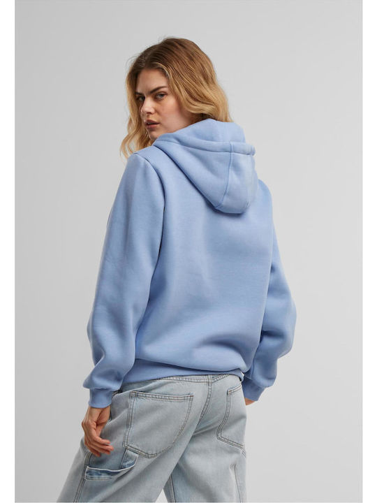 Women's Sweatshirt Hooded Powder Blue